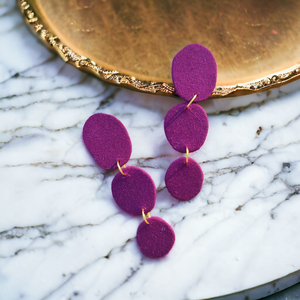 Wine Statement Earrings