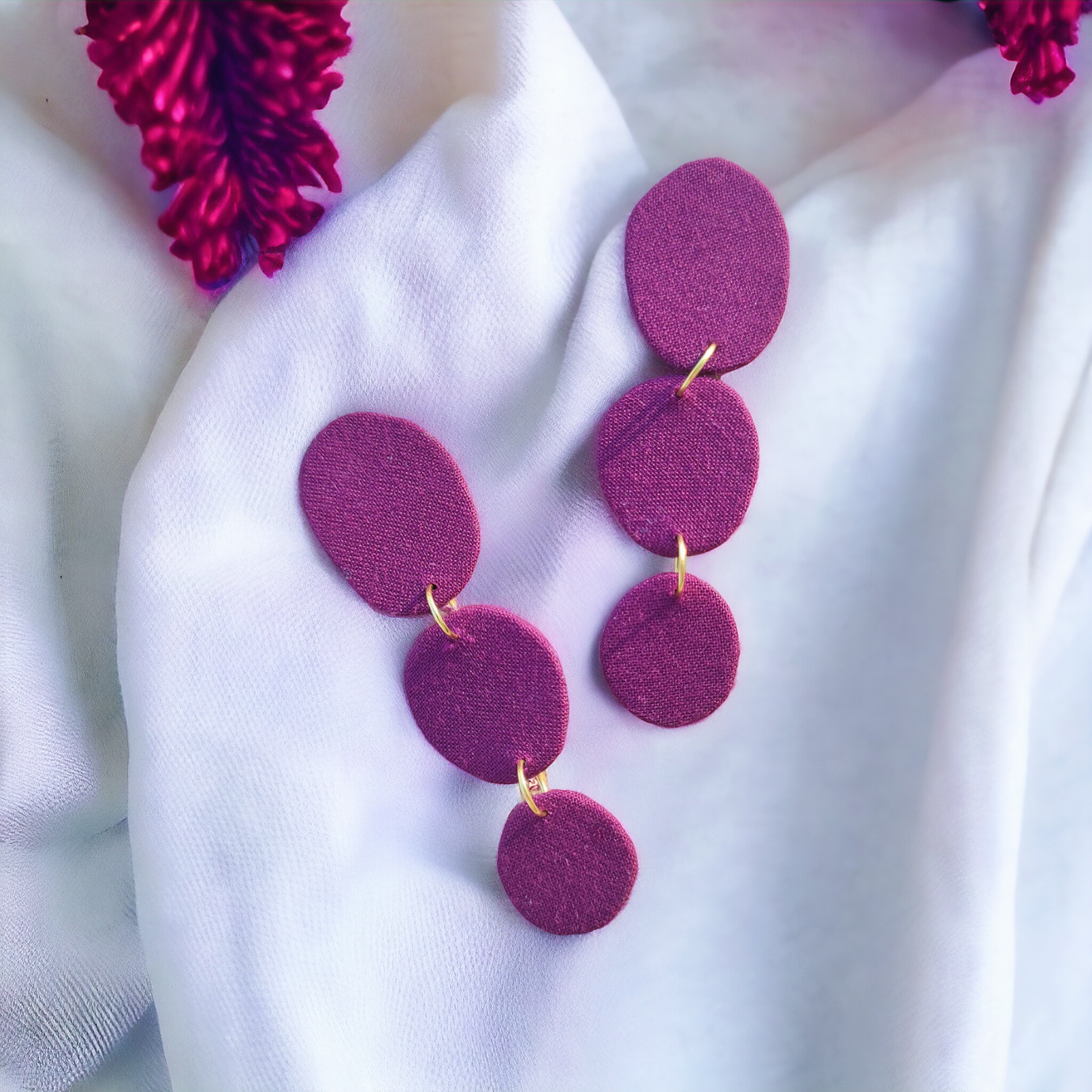 Wine Statement Earrings