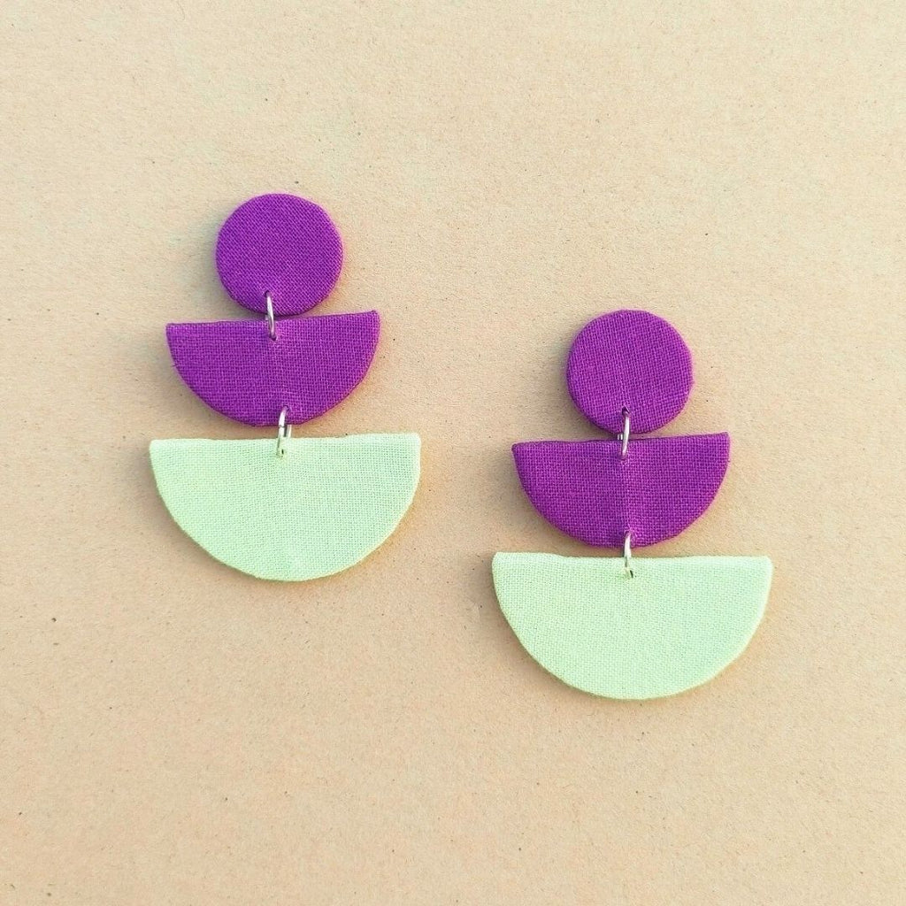 Purple & Pastel Green