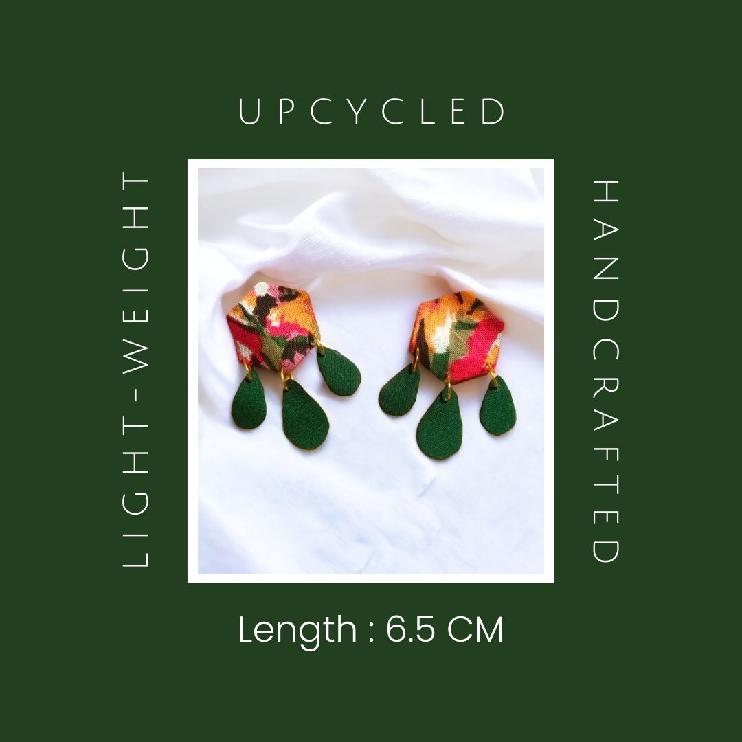 Boho Hexa-Chic Earrings