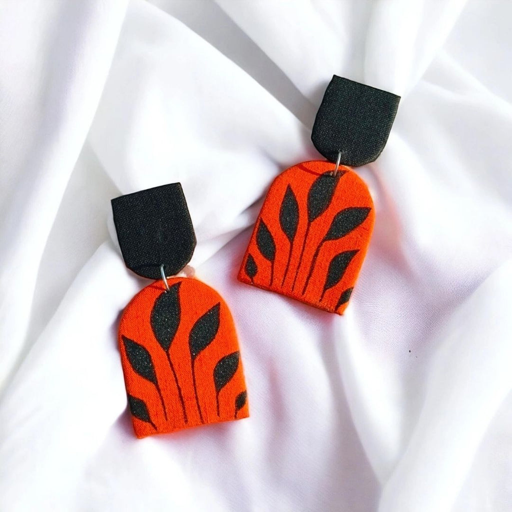 Nightfall Leaf Earrings