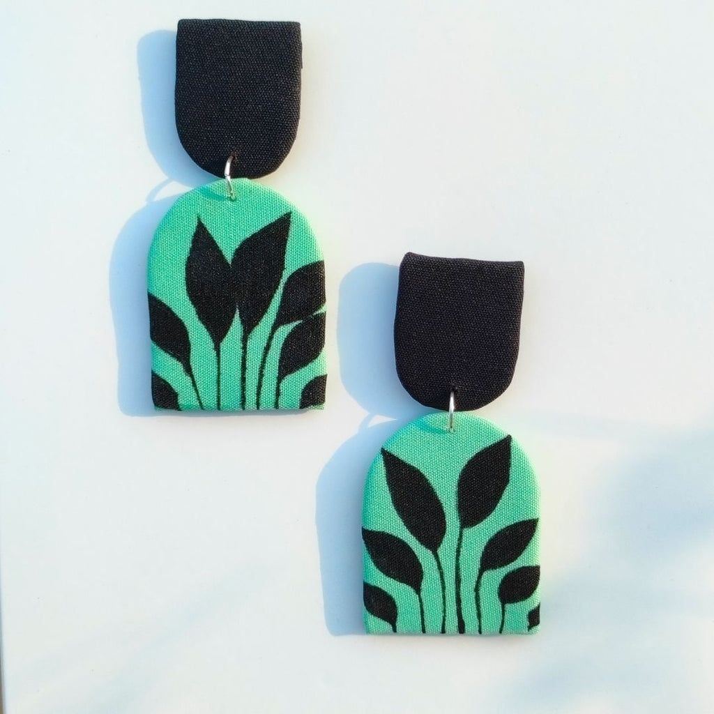 Nightfall Leaf Earrings