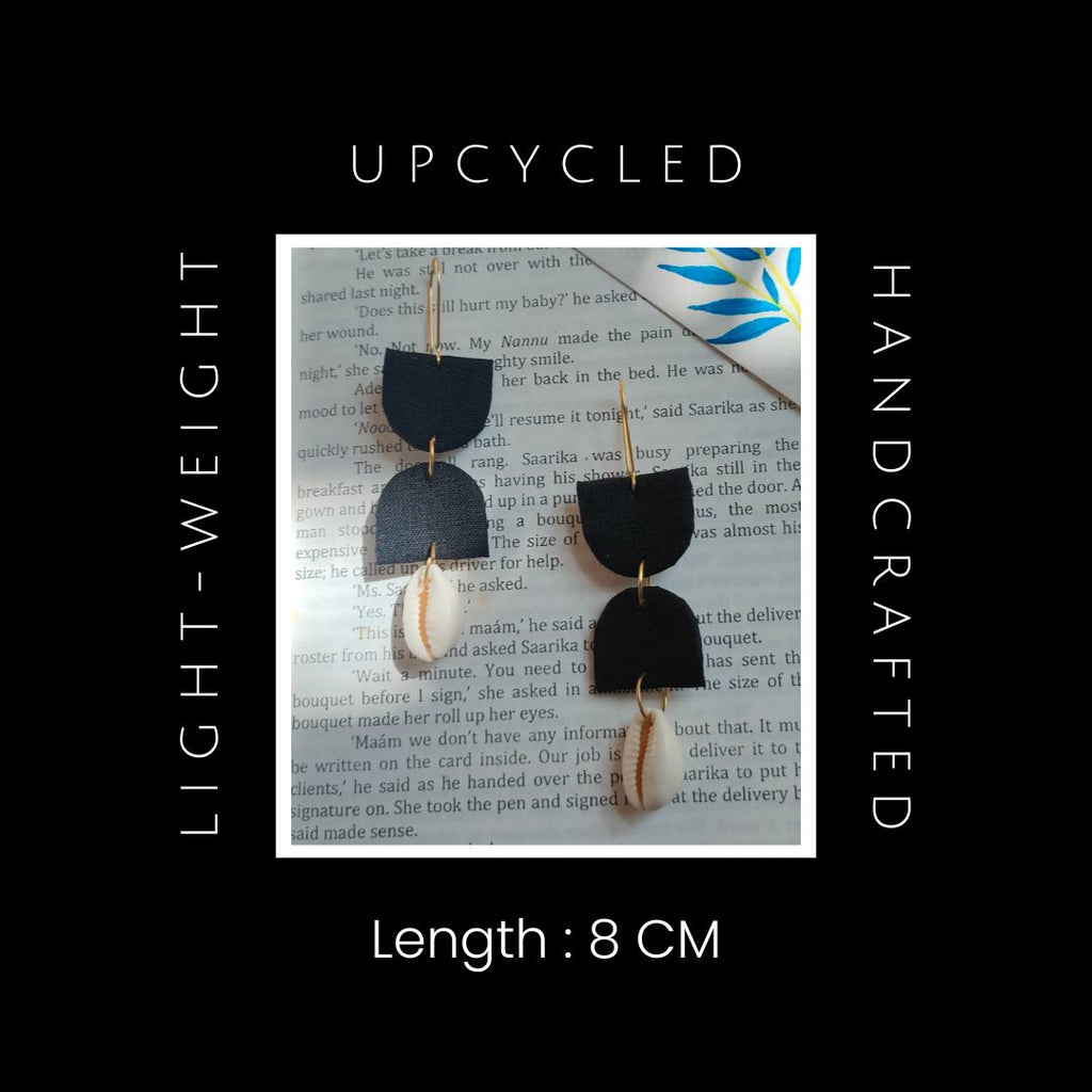 Black Shell Earrings