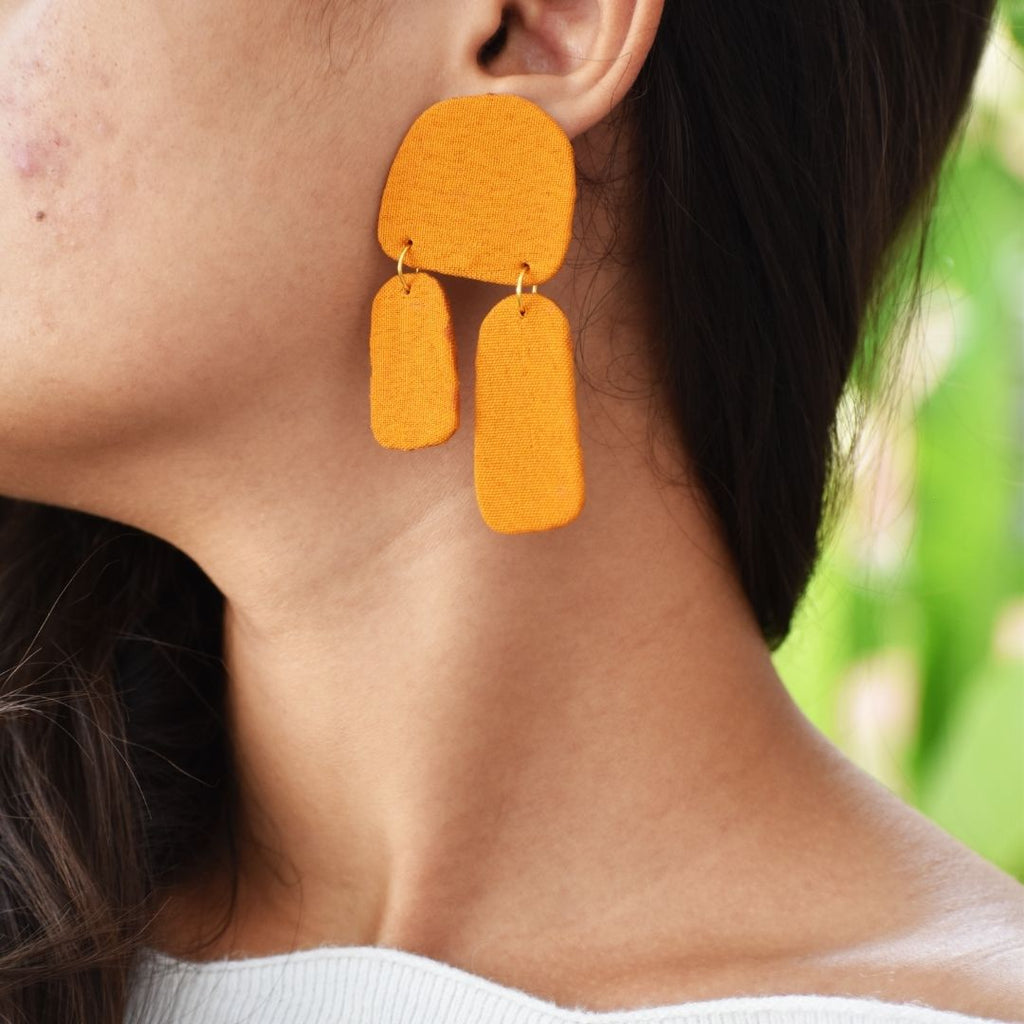 Noir Chic Solid Earrings