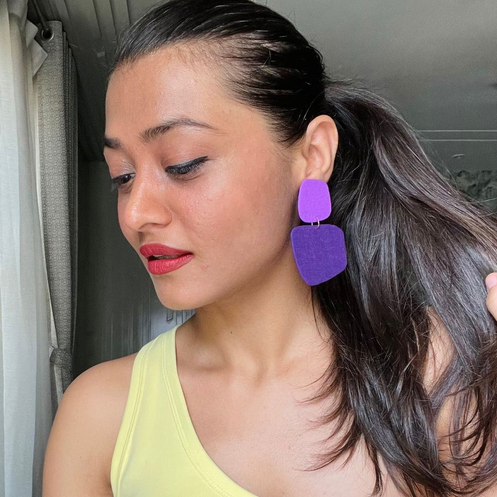 Stone Shaped Earrings
