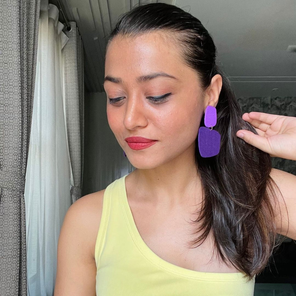 Stone Shaped Earrings