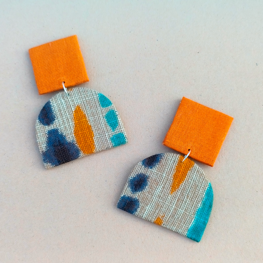 Tie-Dye Minimal Earrings