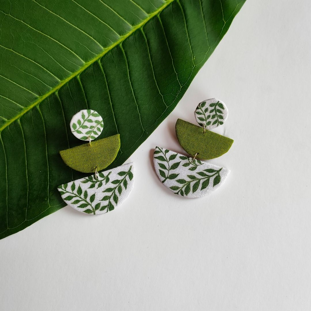 Botanical Layered Earrings