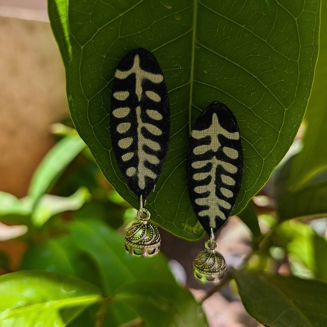 Leaf Jhumkas