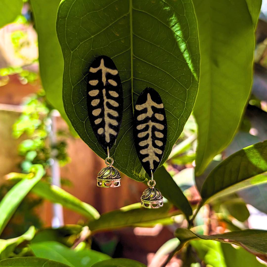 Leaf Jhumkas