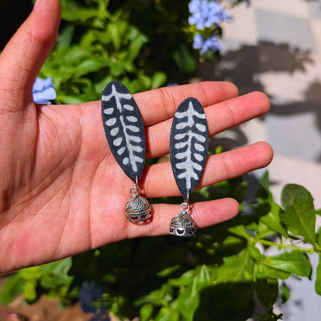 Leaf Jhumkas