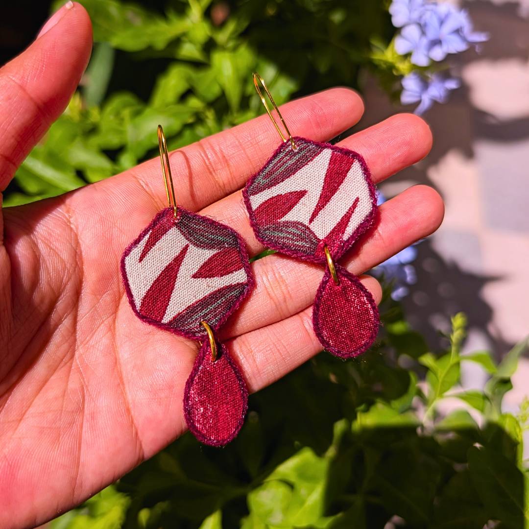 Boho Burgundy Hex