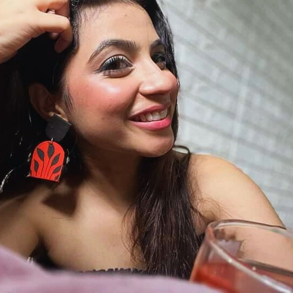 Nightfall Leaf Earrings