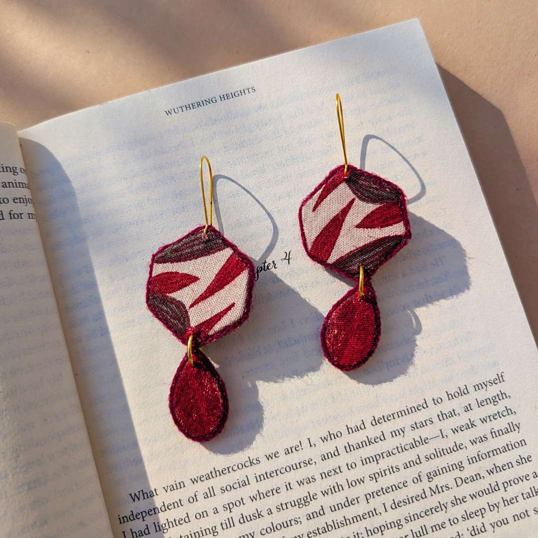 Boho Burgundy Hex