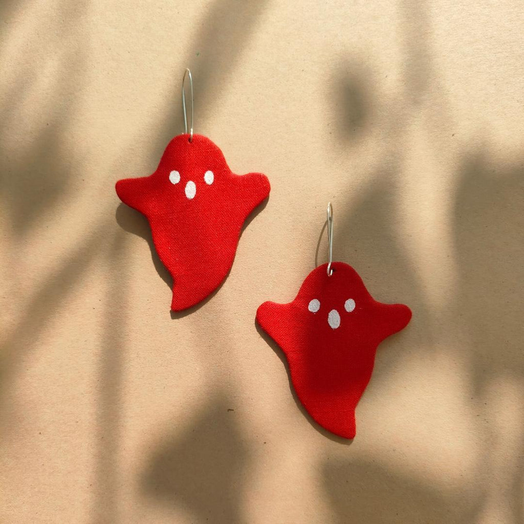 Red Ghost Earrings