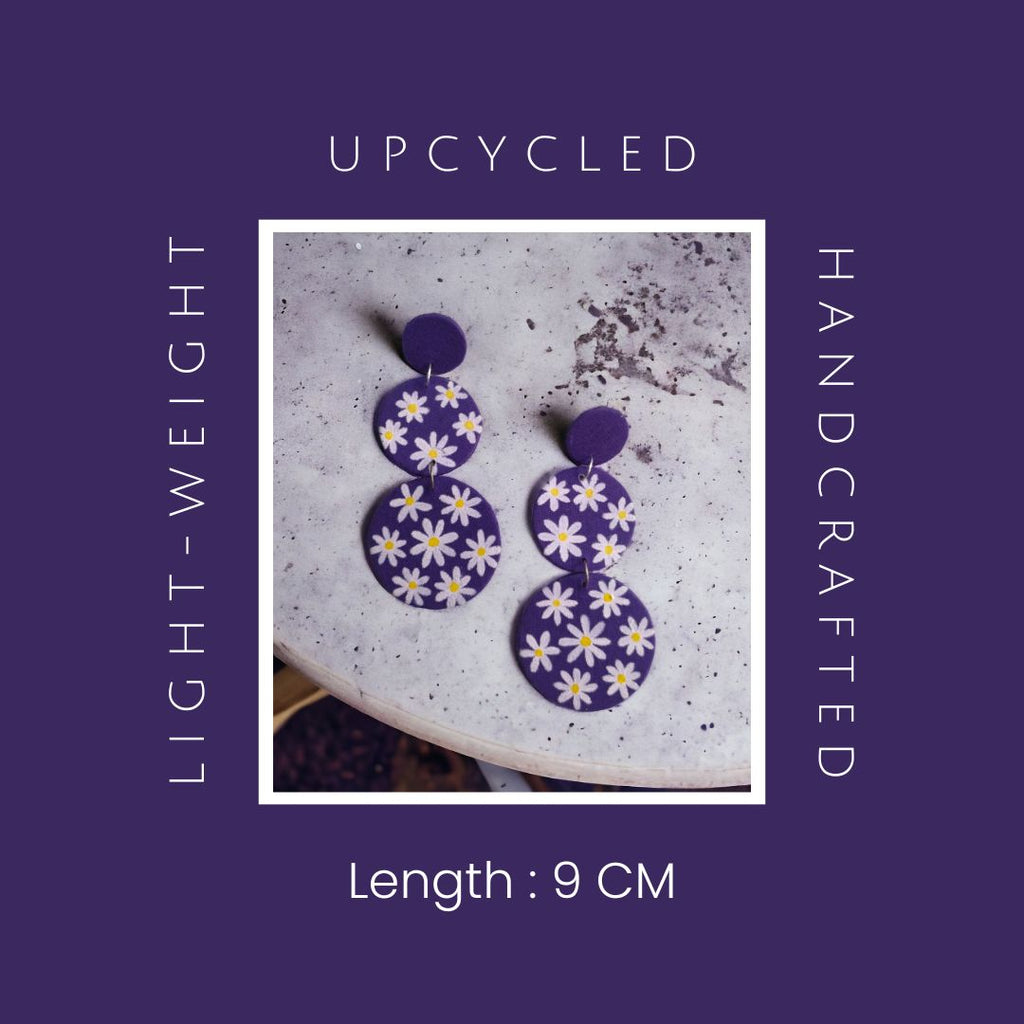 Purple Daisy Three Layered