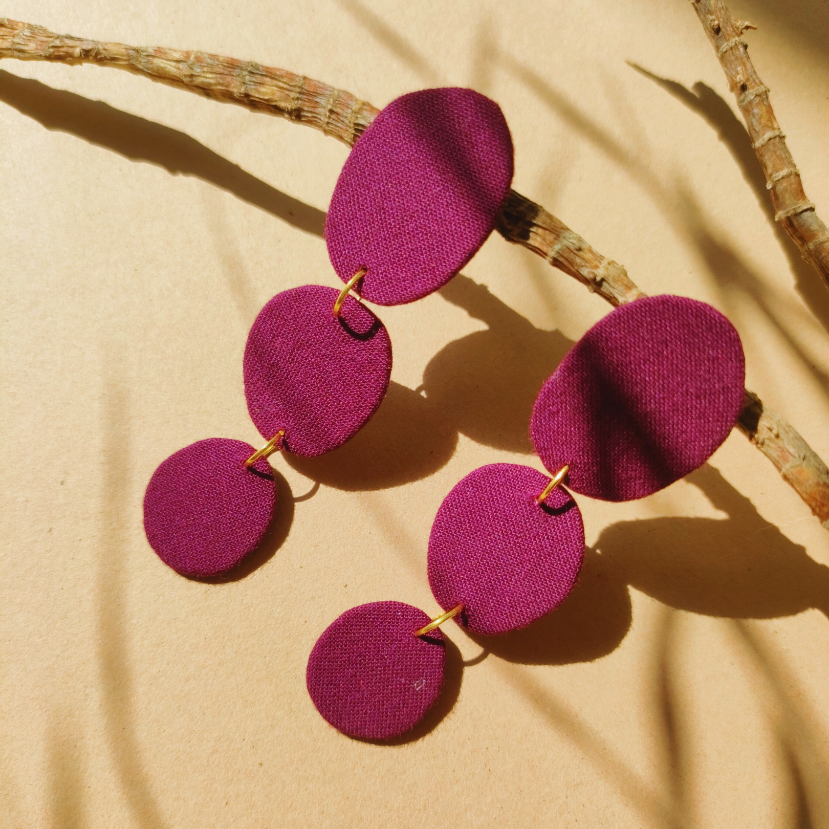 Wine Statement Earrings