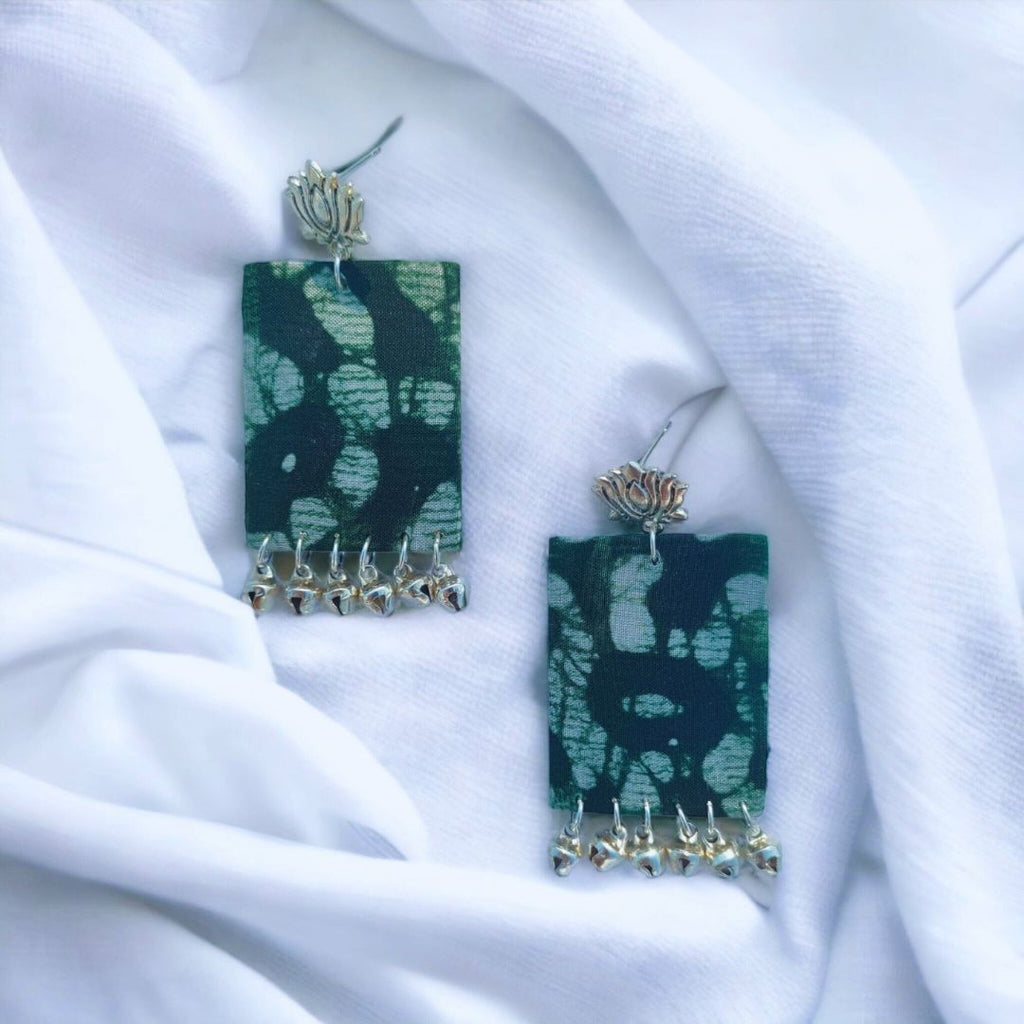 Emerald Ethnic Earrings