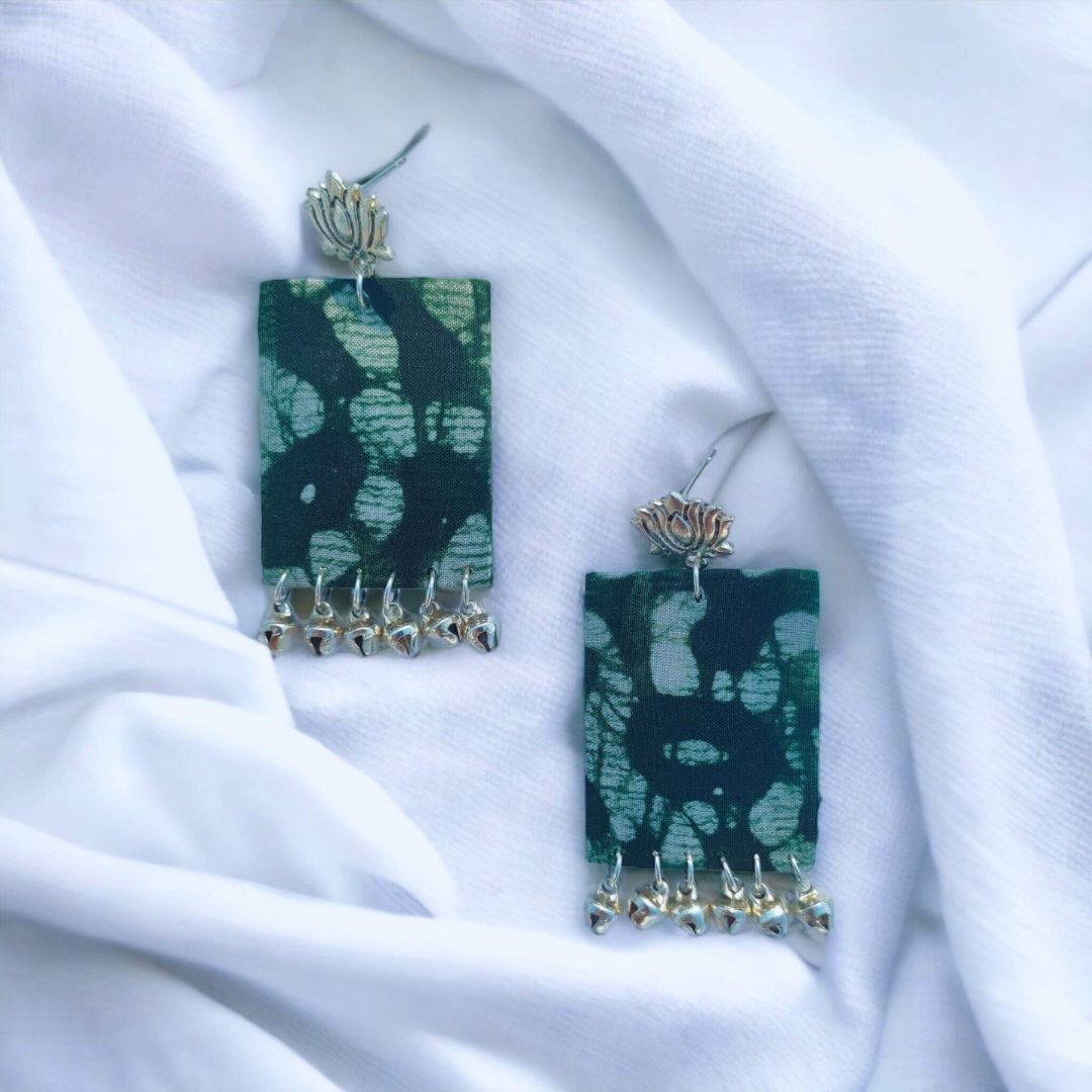 Emerald Ethnic Earrings