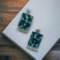 Emerald Ethnic Earrings