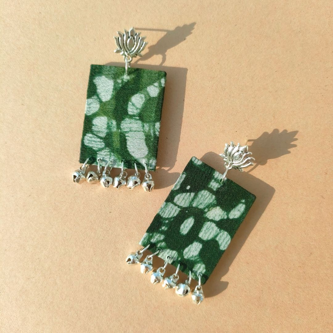 Emerald Ethnic Earrings