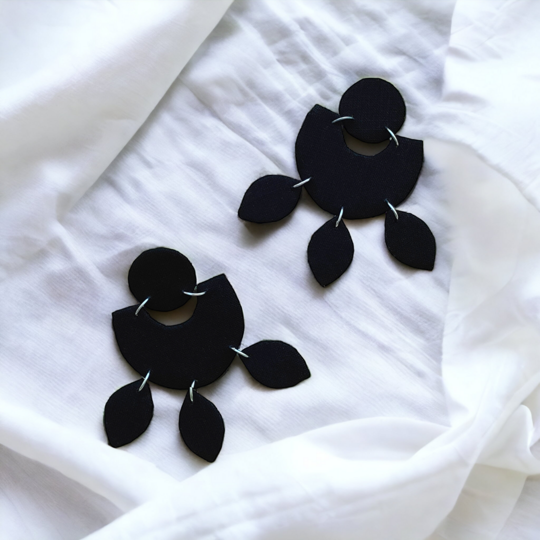 Timeless Black Danglers