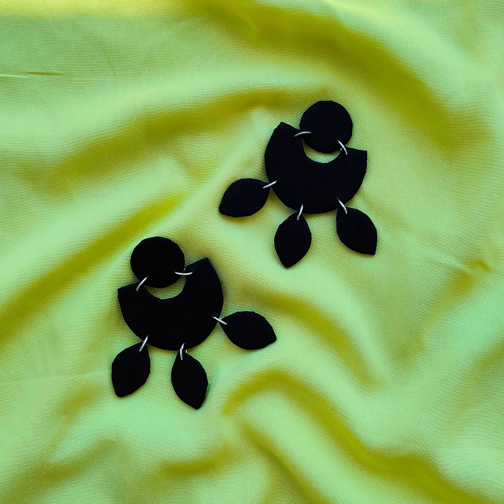 Timeless Black Danglers