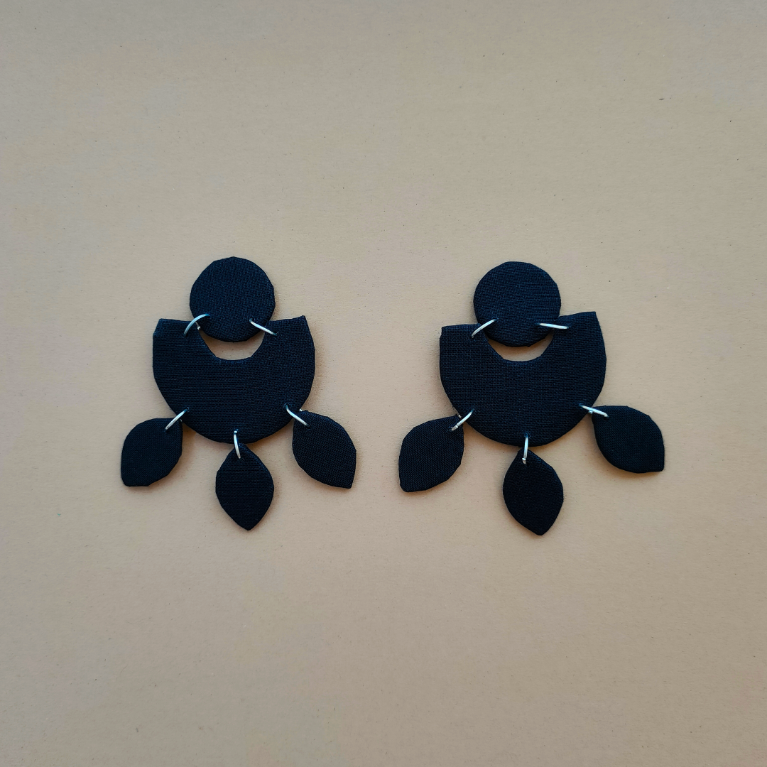 Timeless Black Danglers